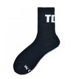 Sports and fitness socks with high top Terry bottom