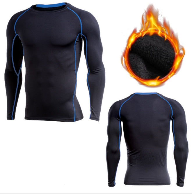 Tight Fit Men's Long Sleeve Workout Shirt