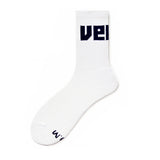 Sports and fitness socks with high top Terry bottom