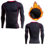 Tight Fit Men's Long Sleeve Workout Shirt