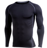 Tight Fit Men's Long Sleeve Workout Shirt