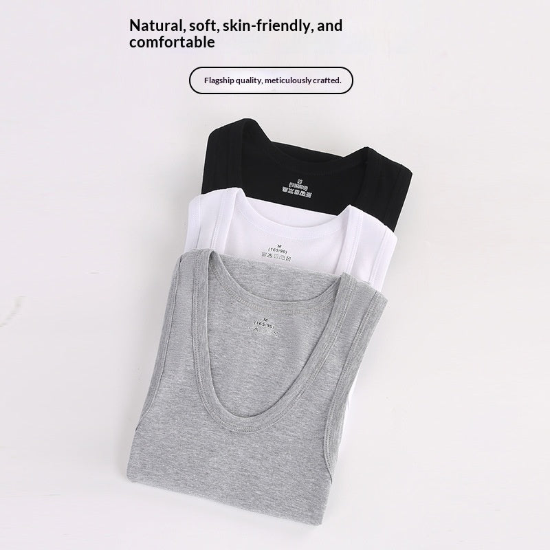 SpringSummer Cotton Mens Tank Top Fitness Ribbed